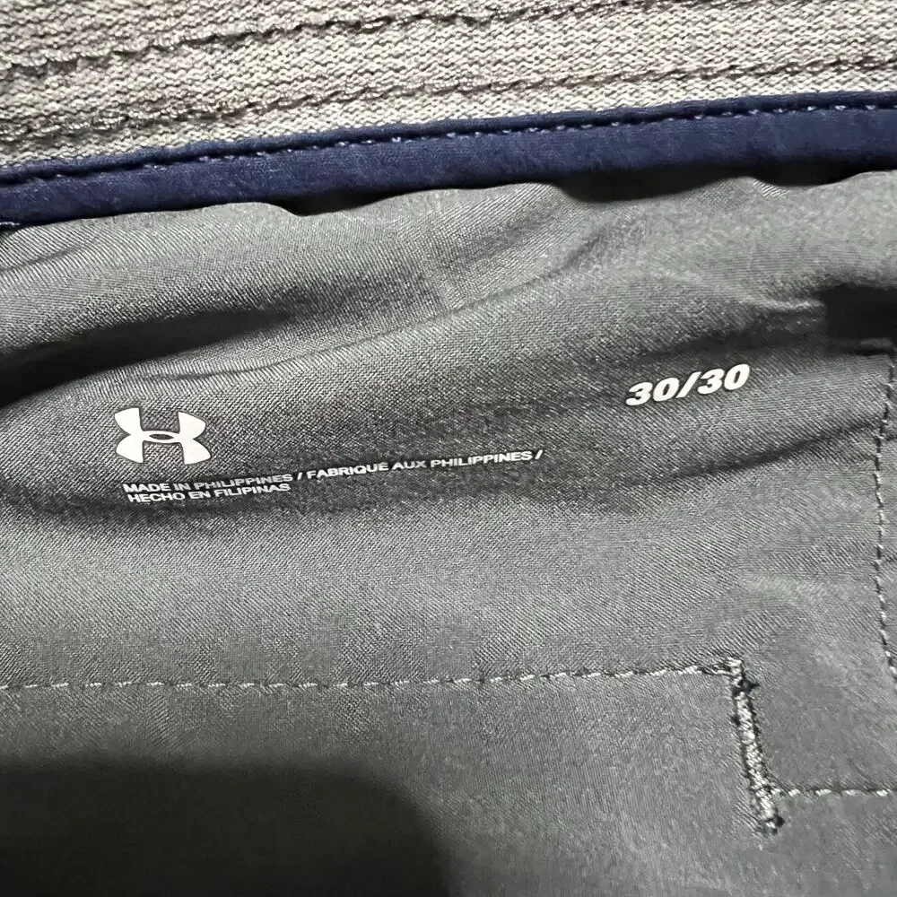 Under Armour Pants Mens 30 x30 Match Play Golf Performance Blue - Picture 10 of 11
